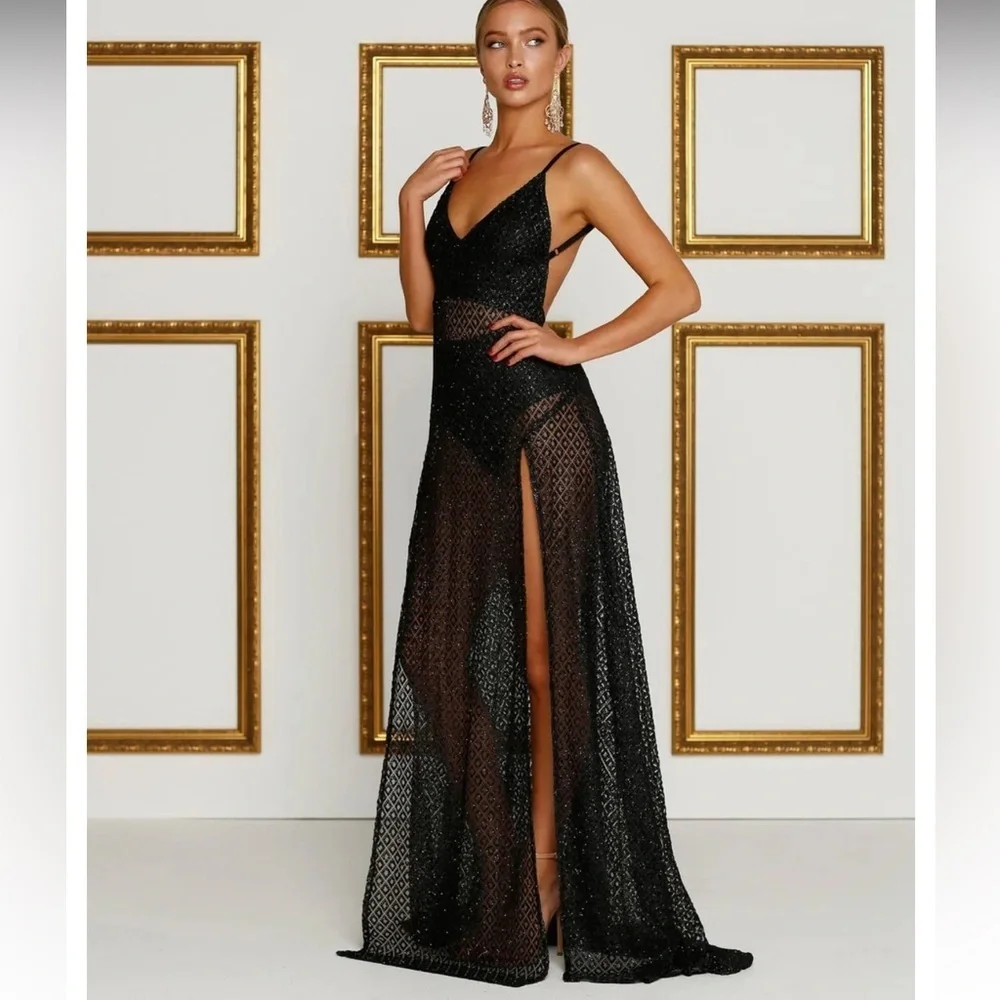 NWOT ALAMOUR the Label Rozay Luxe - Black Size S - Picture 15 of 16